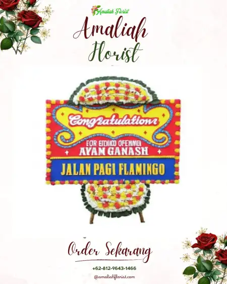 Sewa Papan Bunga Pekon Unggak